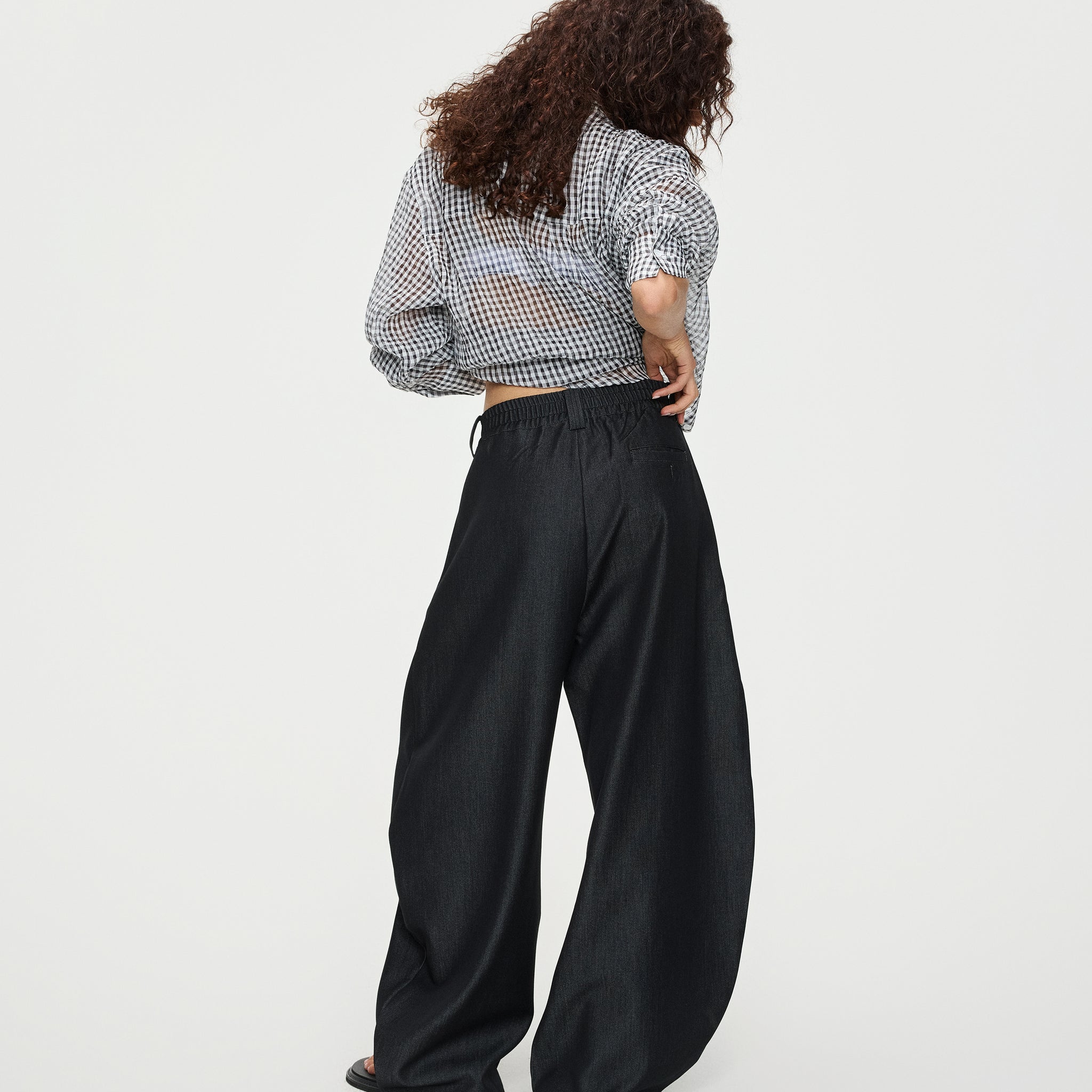 Black Bold Pants-Womens
