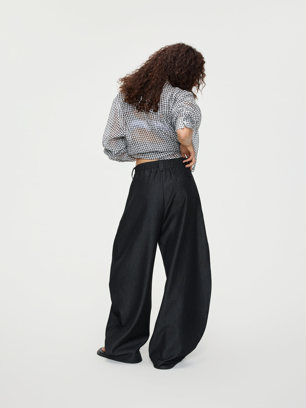 Black Bold Pants-Womens - YHONE
