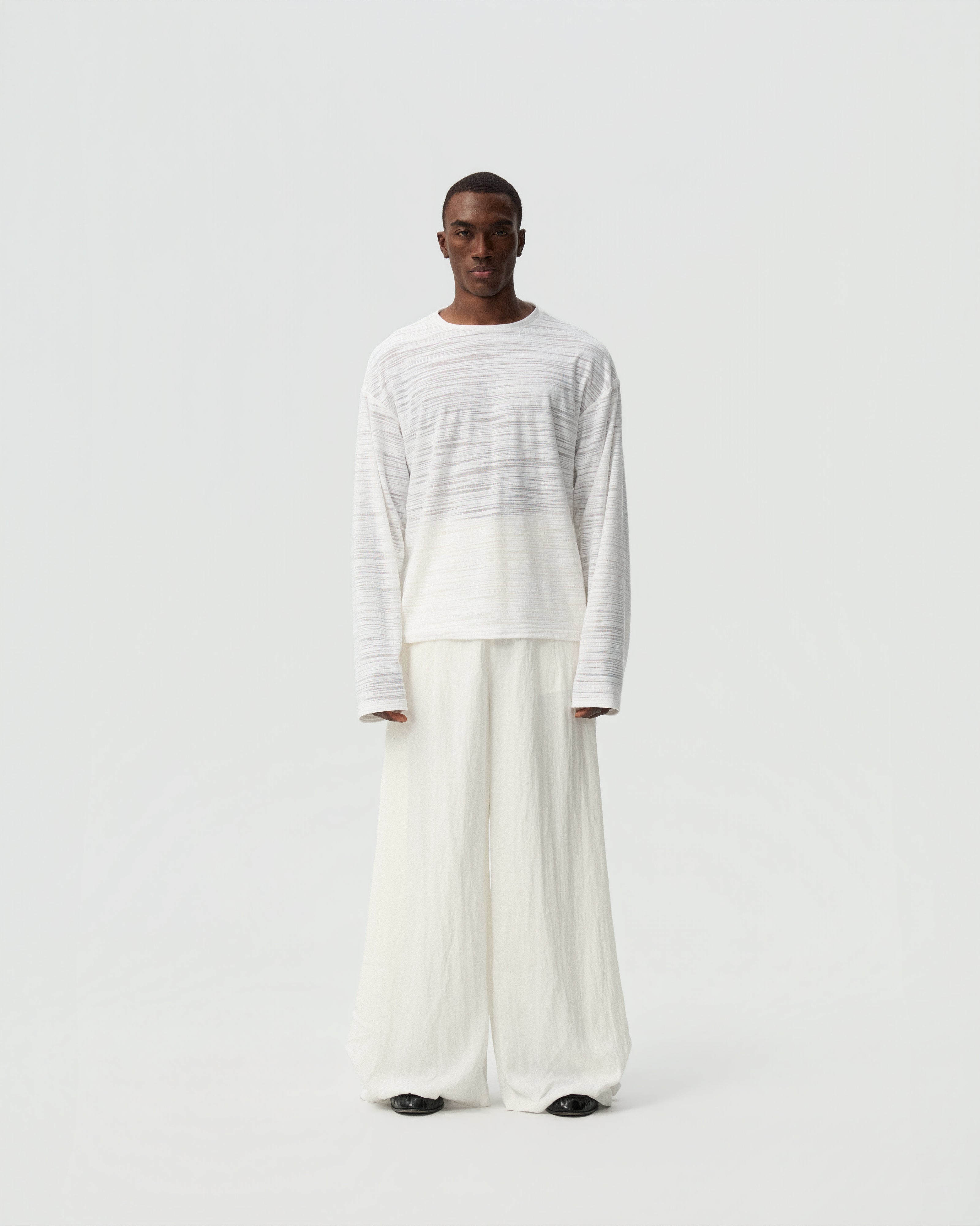 Draped Pleated Pants — YHONE