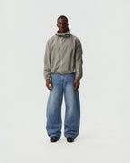 Twisted Denim Pants — styling view
