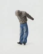 Twisted Denim Pants — styling view