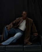Twisted Denim Pants — styling view