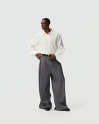 YHONE Drape Pants — styling view