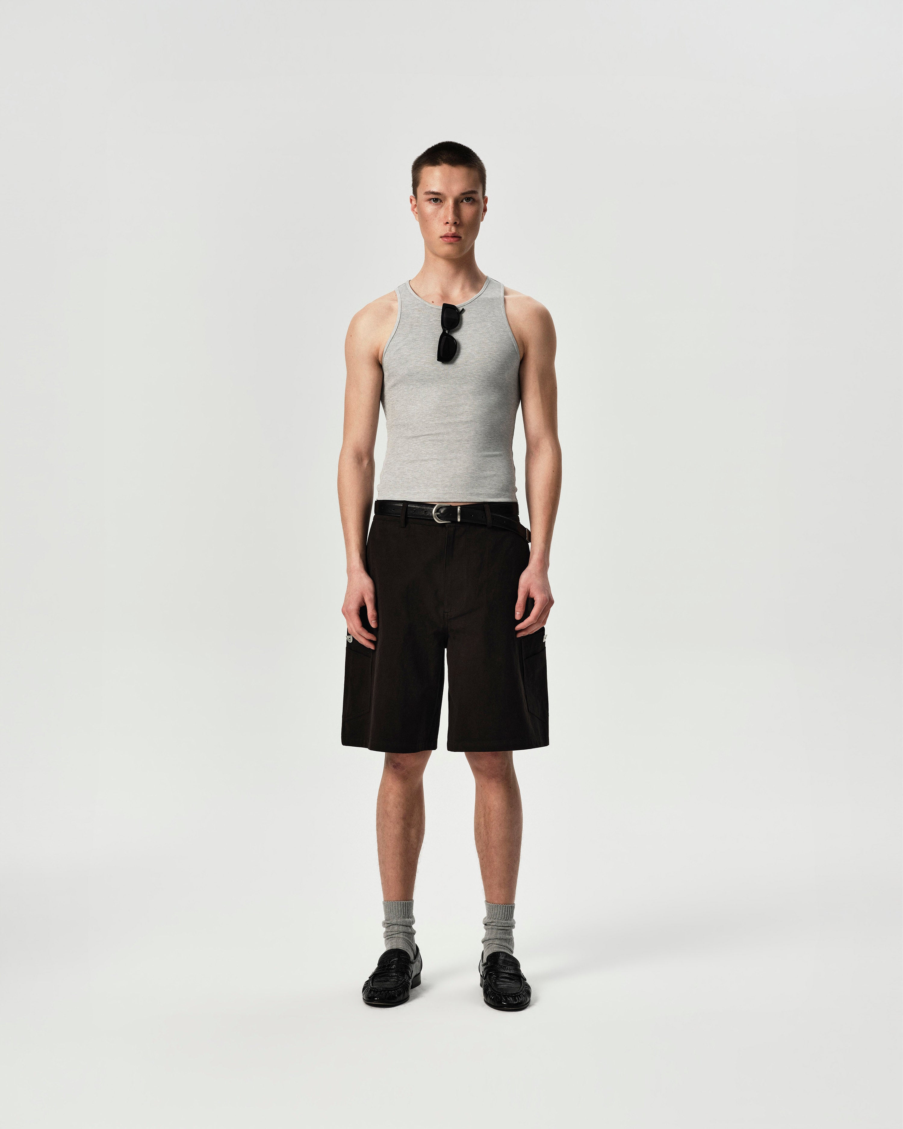 Tailored Cargo Shorts in LightKhaki