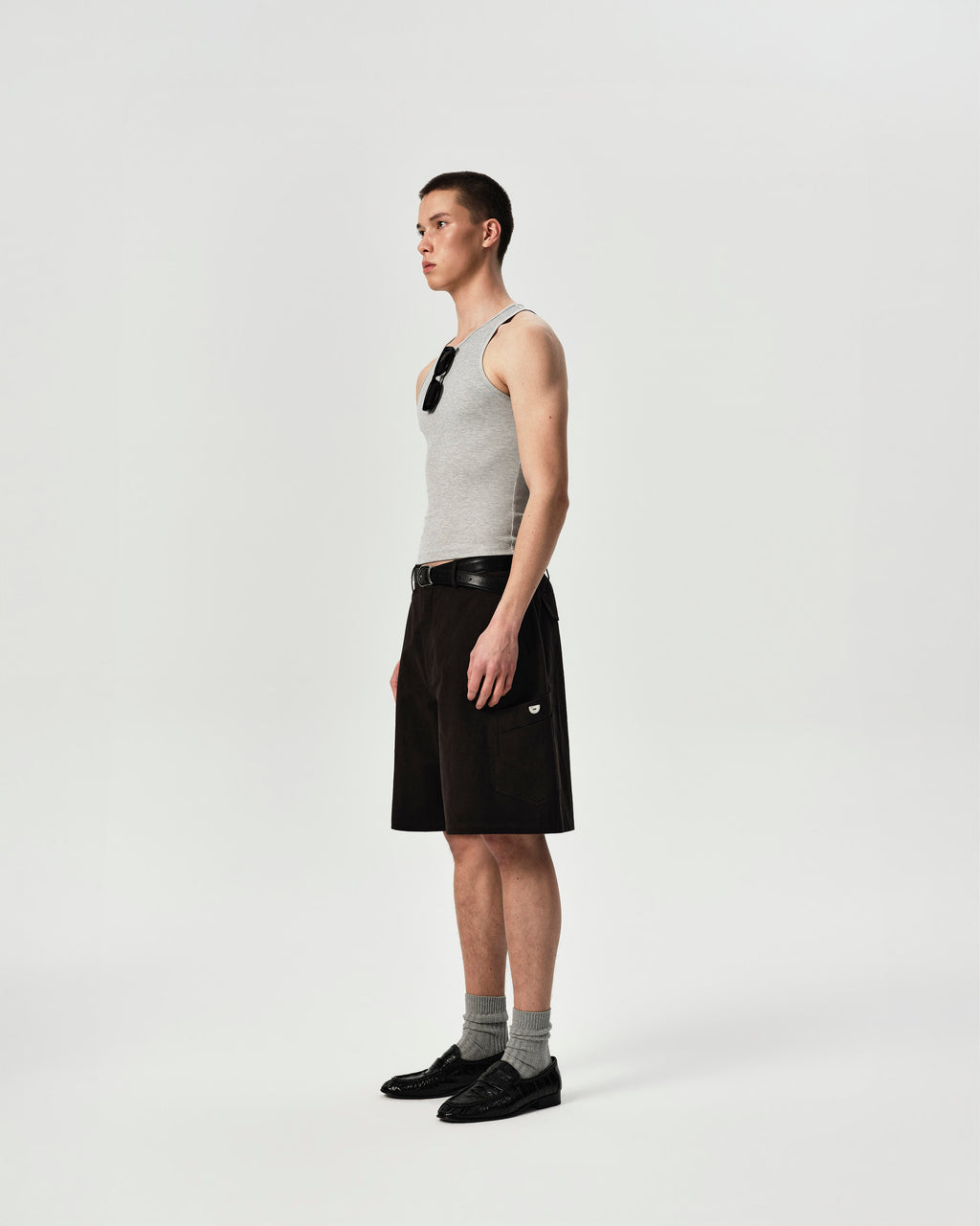 Tailored Cargo Shorts in LightKhaki