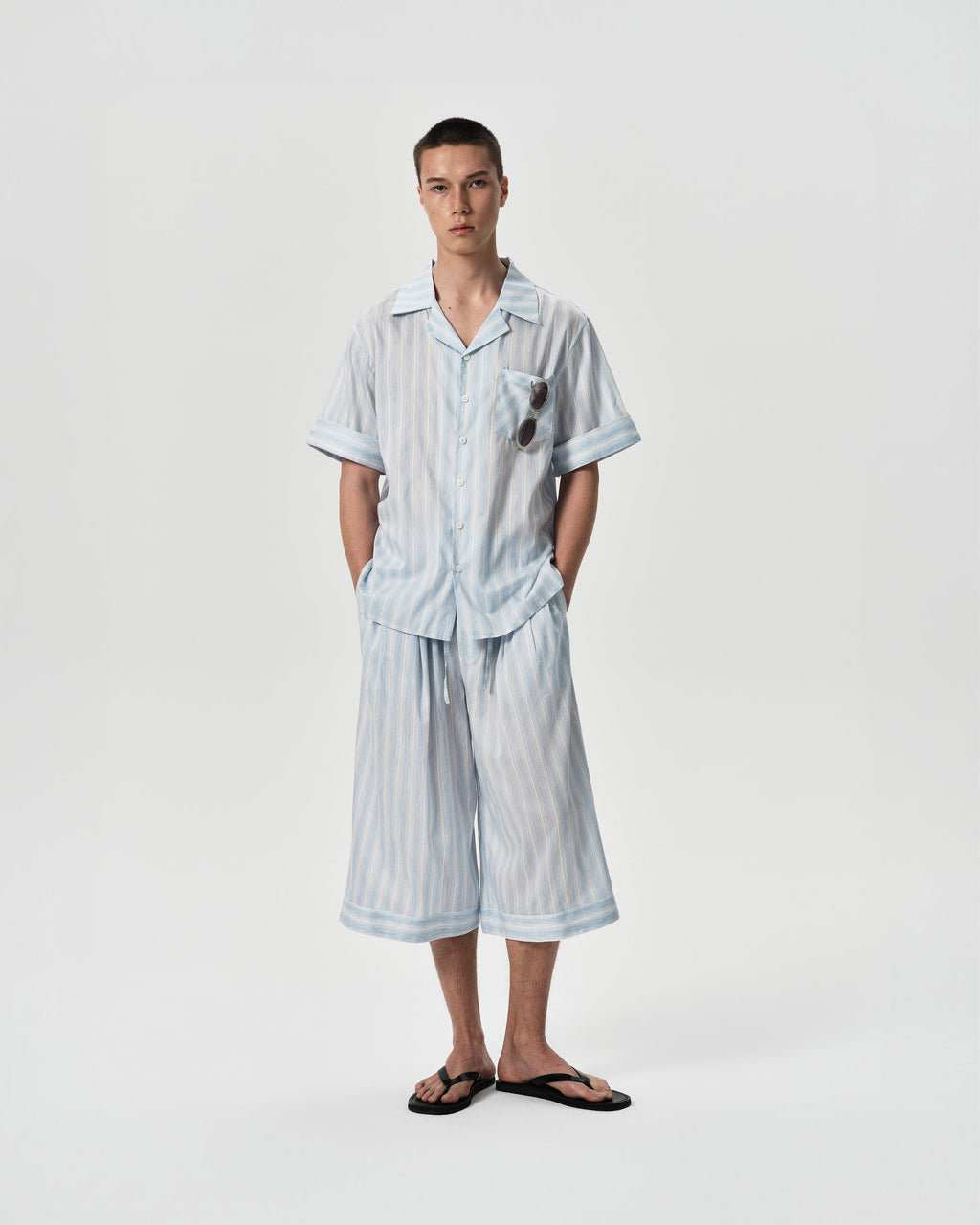 Blue Resort Shorts in Blue, main view
