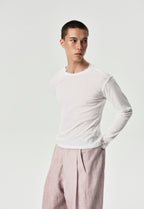 Structure Long Sleeve in Pink