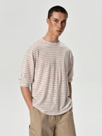 Shift Stripe Long Sleeve in Khaki