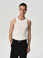 Line Tank in Black