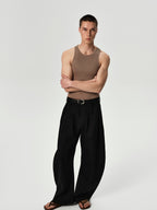 Line Tank in Black