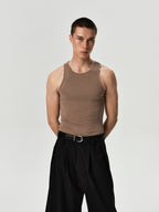 Line Tank in Black
