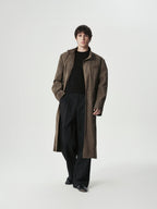 Single-Pleat Tapered Trousers