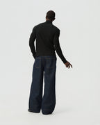 Raw Straight-Leg Jeans — product view