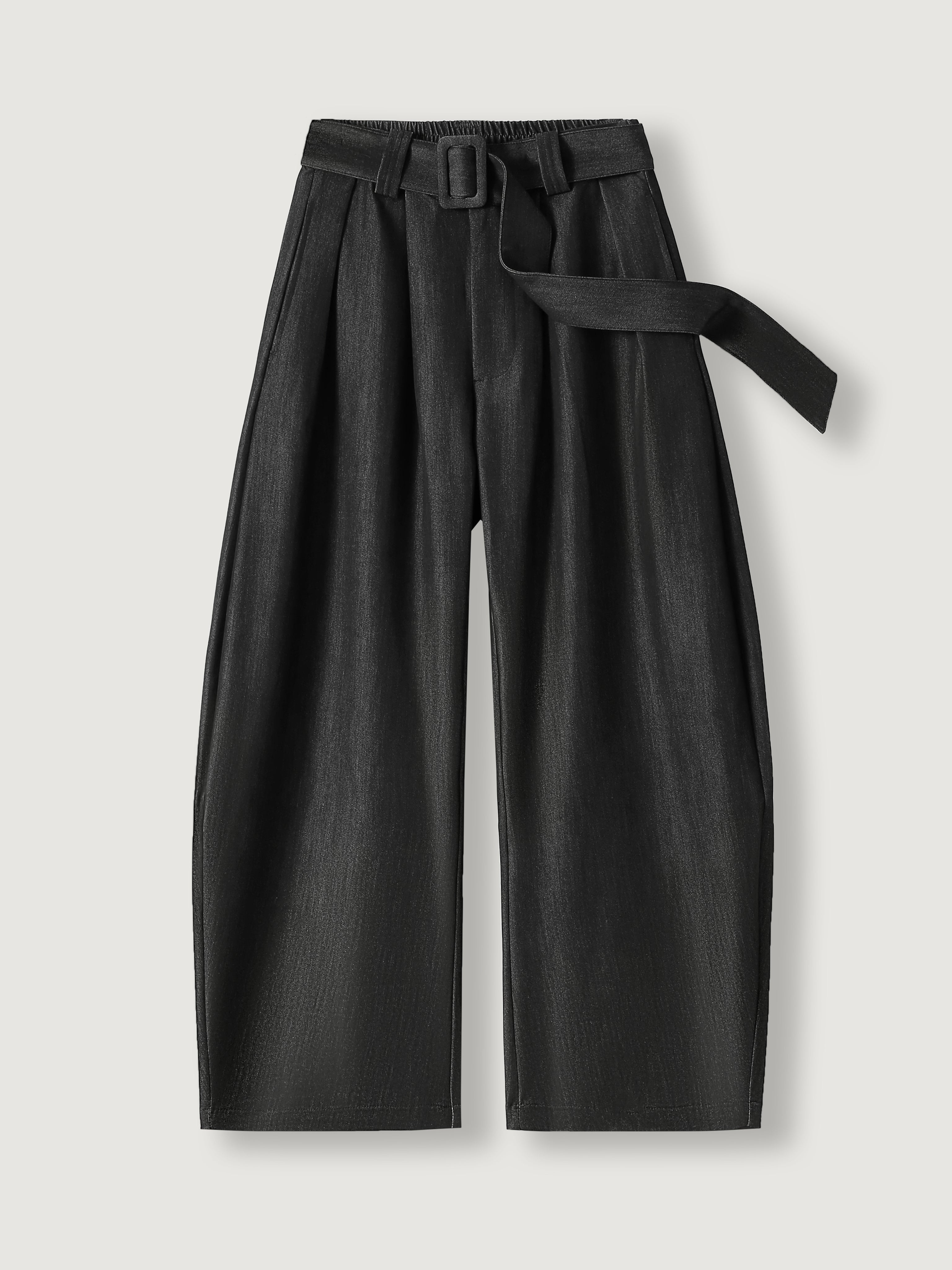 Black Bold Pants-Womens - YHONE