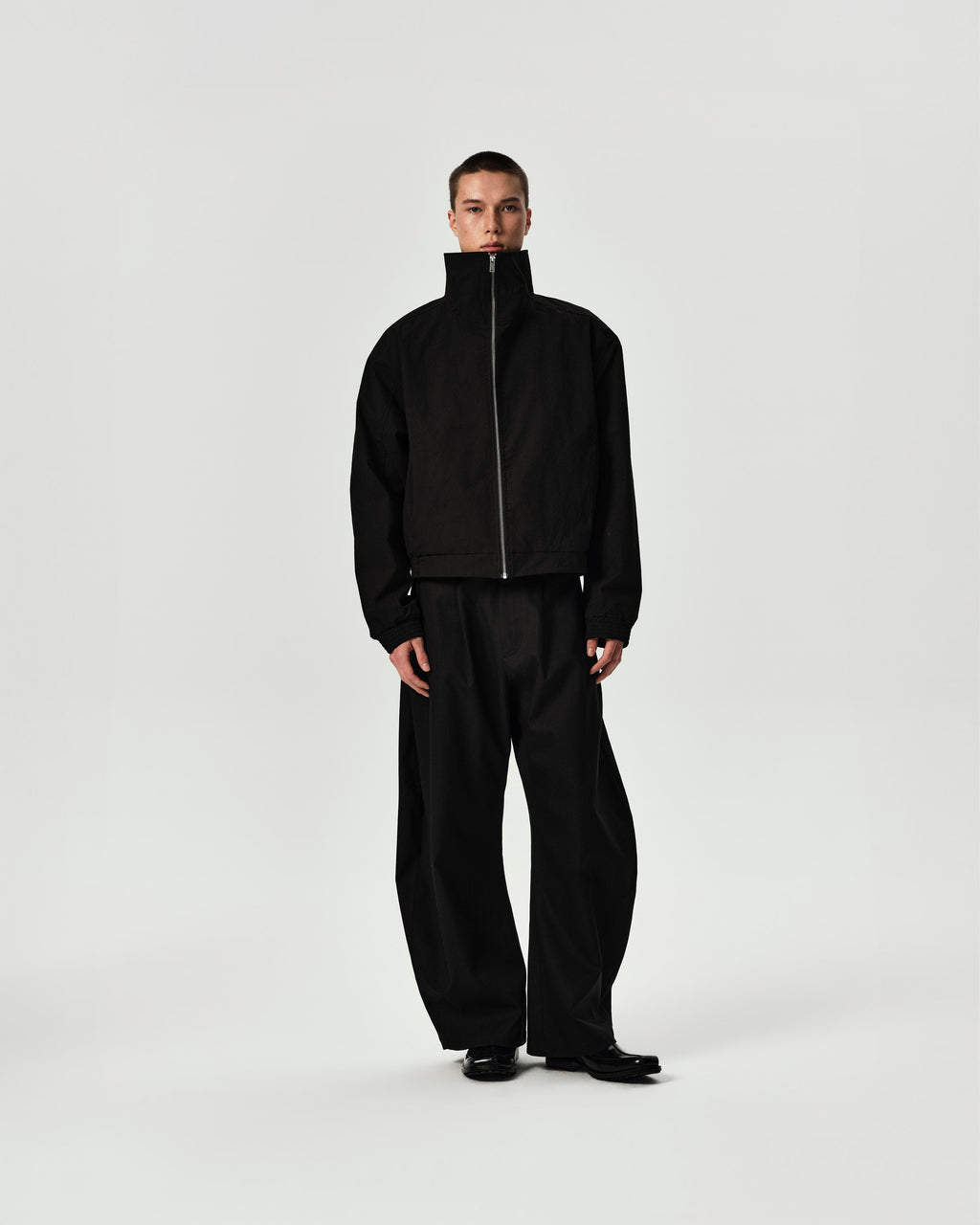YHONE Bold Pants – Slub in Black