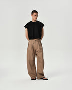 YHONE Bold Pants – Slub in Brown