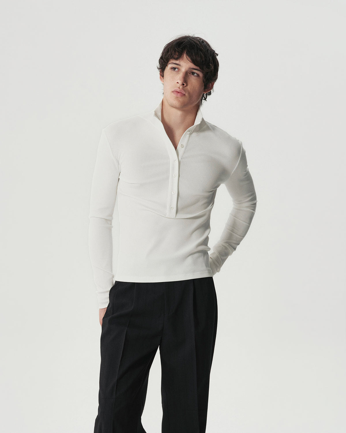 Column Henley Top