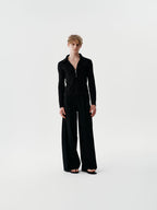 Vector Zip Base Layer in White