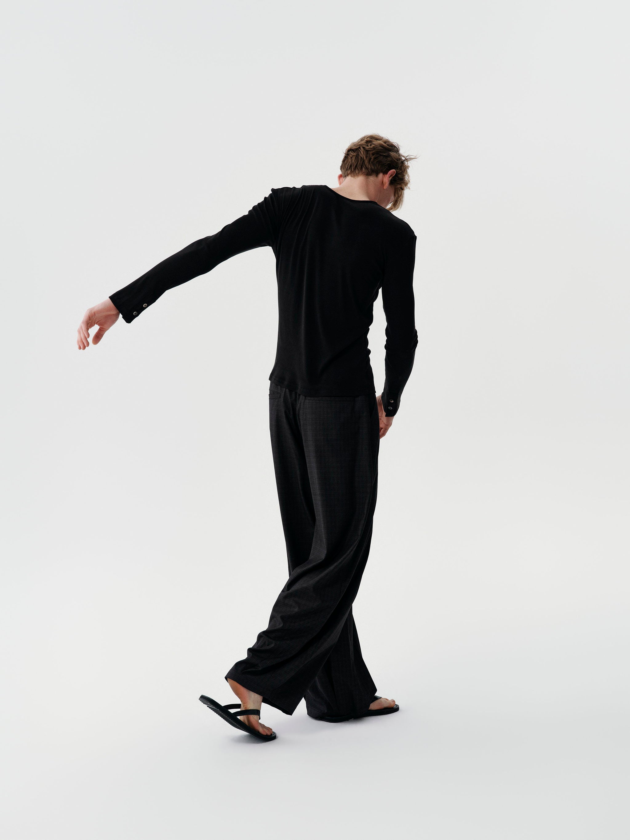 Contour Drape Top in Black
