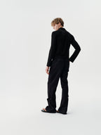 Vector Zip Base Layer in White