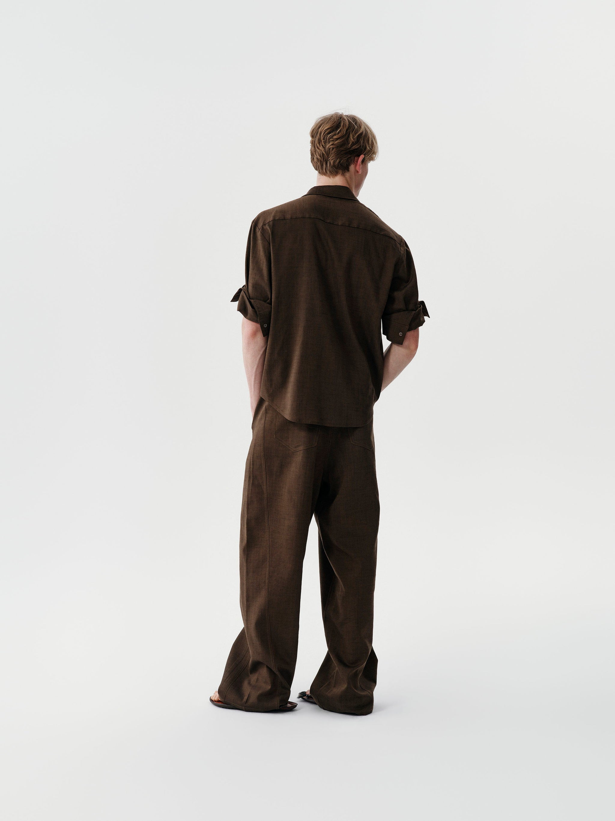 Echo Fold Shirt in White
