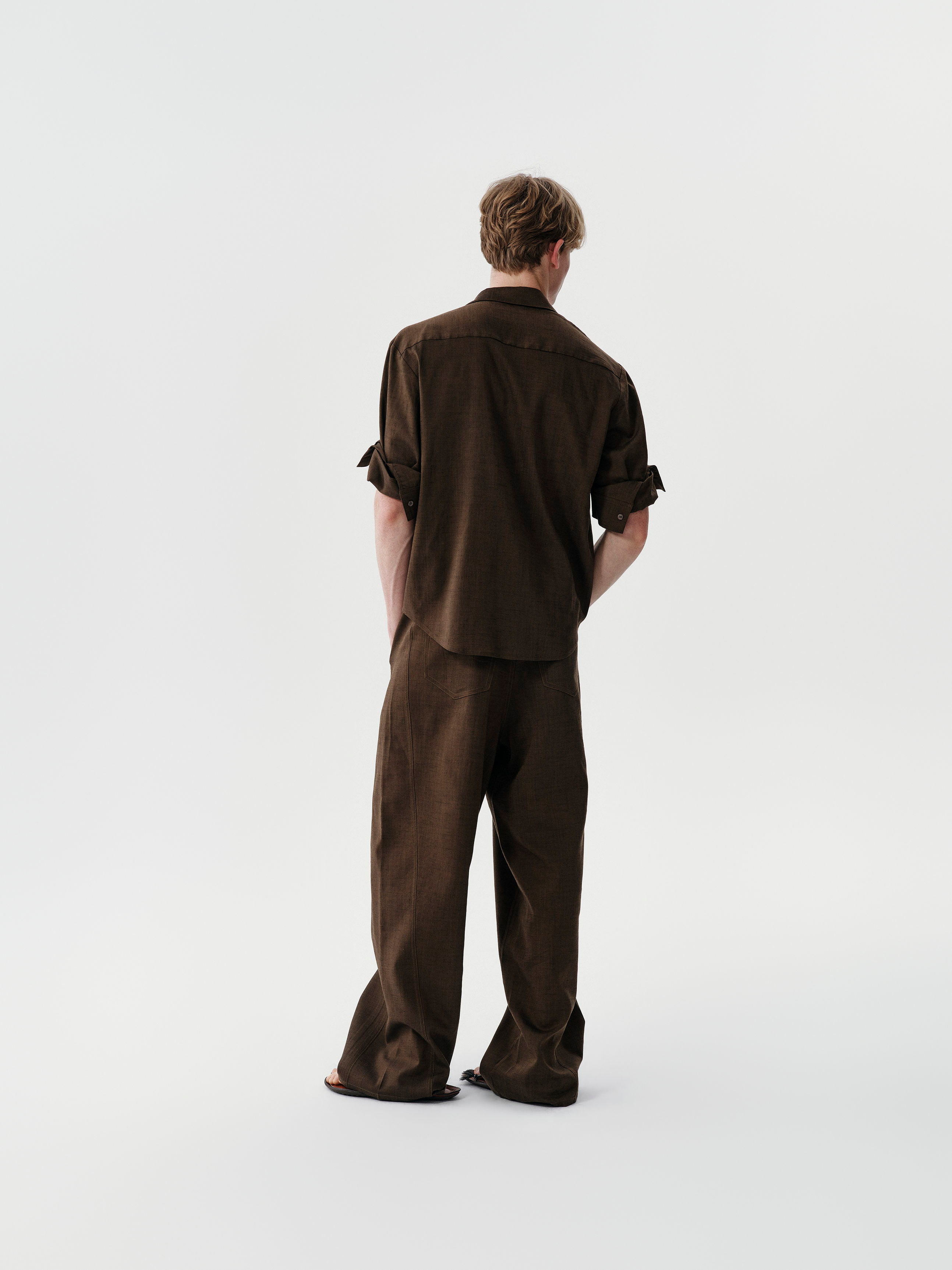 Echo Fold Shirt in White