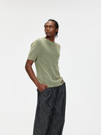 Gents Olive T Top - YHONE