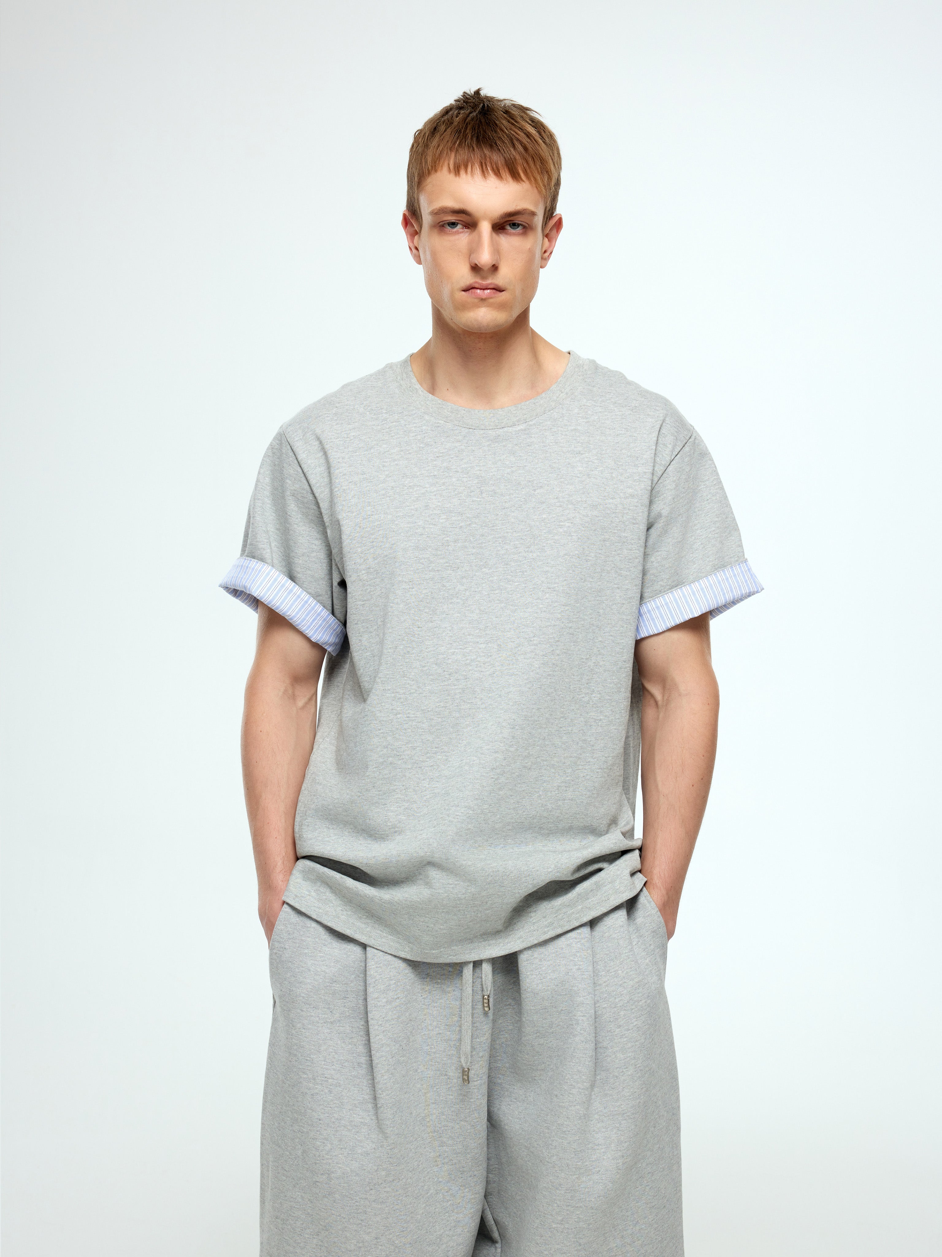 Gray Canvas Tee - YHONE
