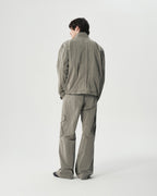 Crinkle Nylon Track Jacket