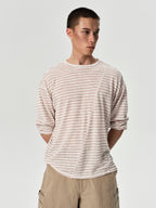 Shift Stripe Long Sleeve in Pink