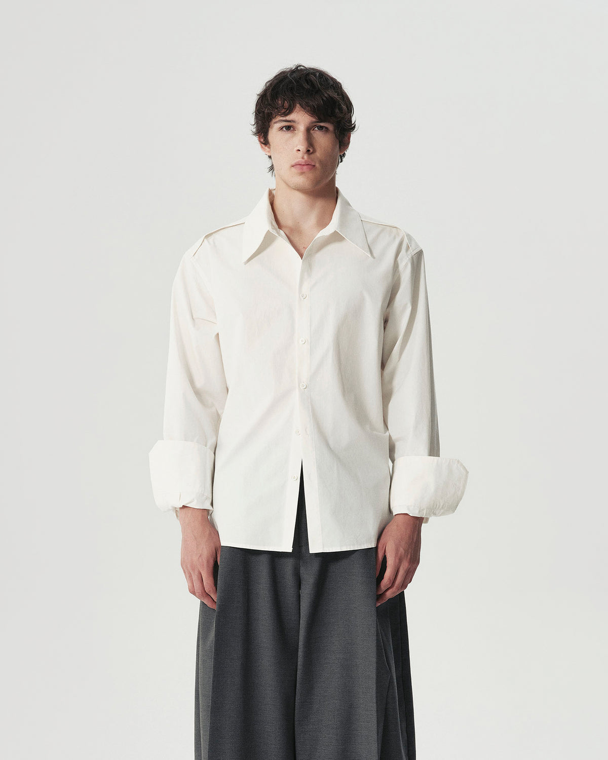 Pleated Shoulder Shirt