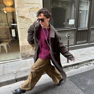 Wide Frame Cargo Pants-