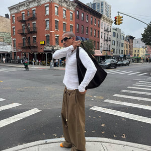 Wide Frame Cargo Pants-