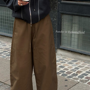 Wide Frame Cargo Pants-