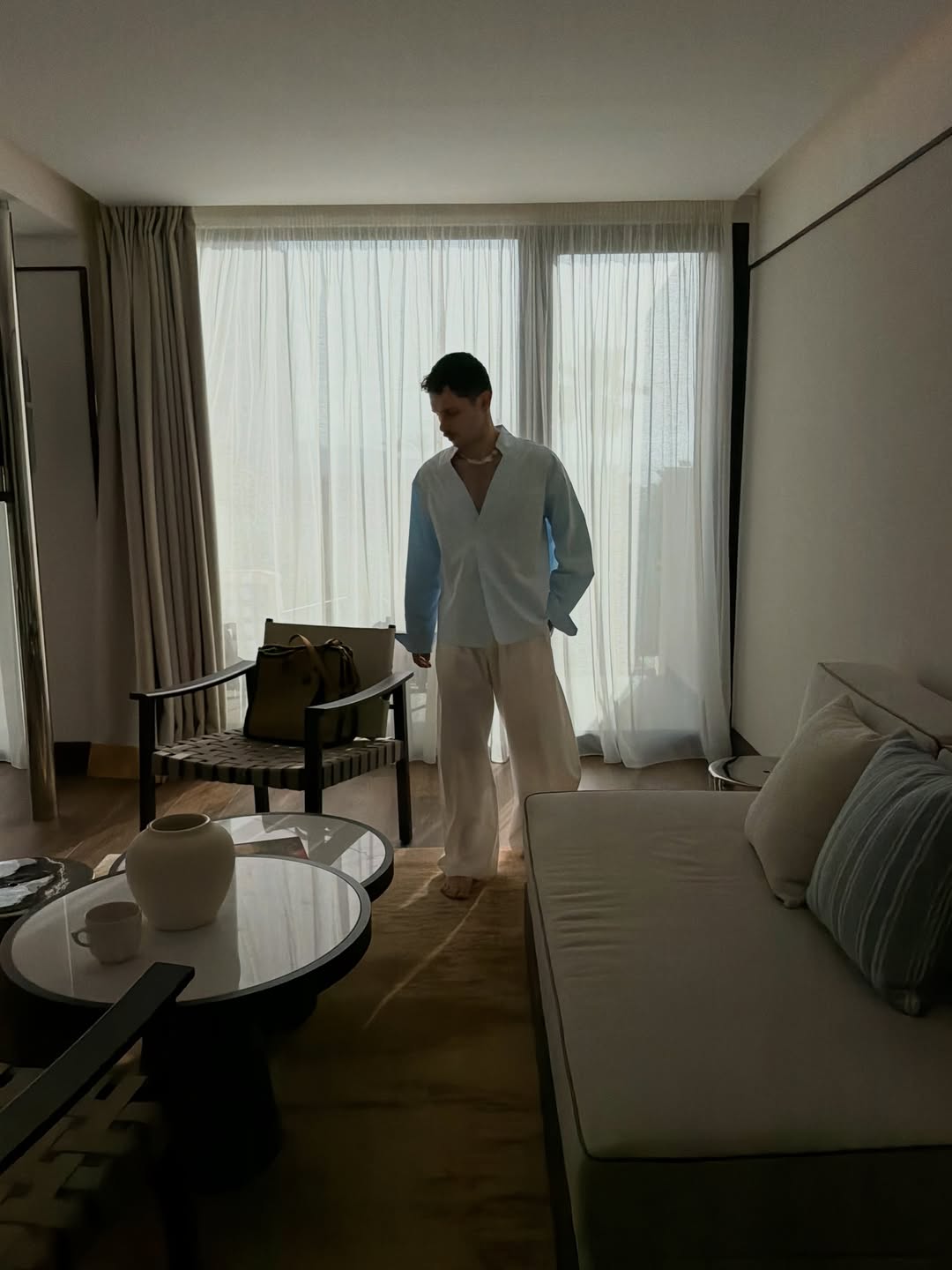 Cut Collar Shirt