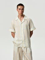 Sun Stripe Resort Shirt in Sun