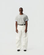 Gray Canvas Tee — styling view