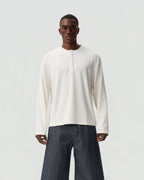 Refined Henley Shirt — product view; model: Heider