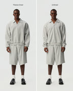 Kend Flex Pullover — fleece-lined and unlined comparison; model: Heider