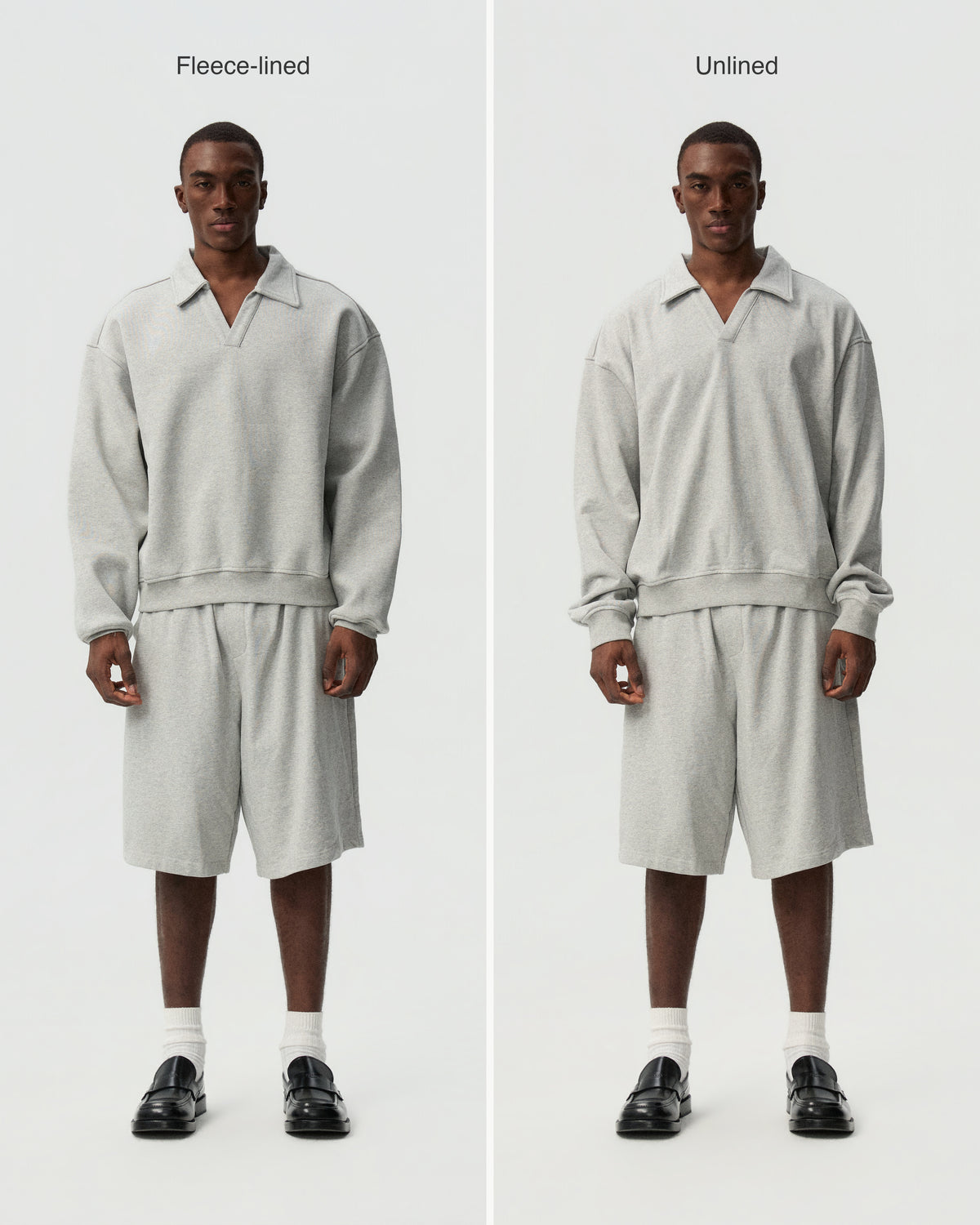 Kend Flex Pullover — fleece-lined and unlined comparison; model: Heider