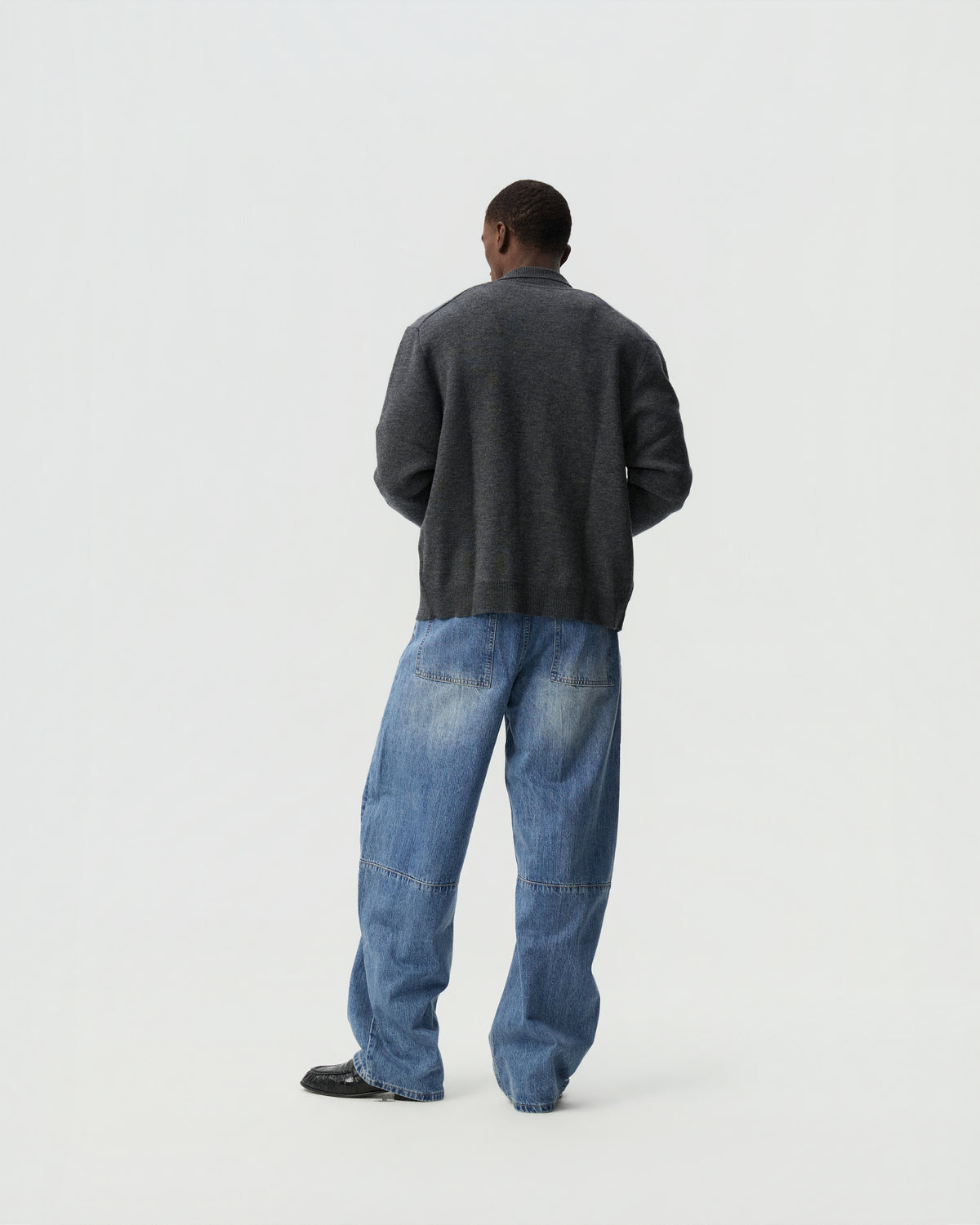 Split-fit Cardigan — styling view