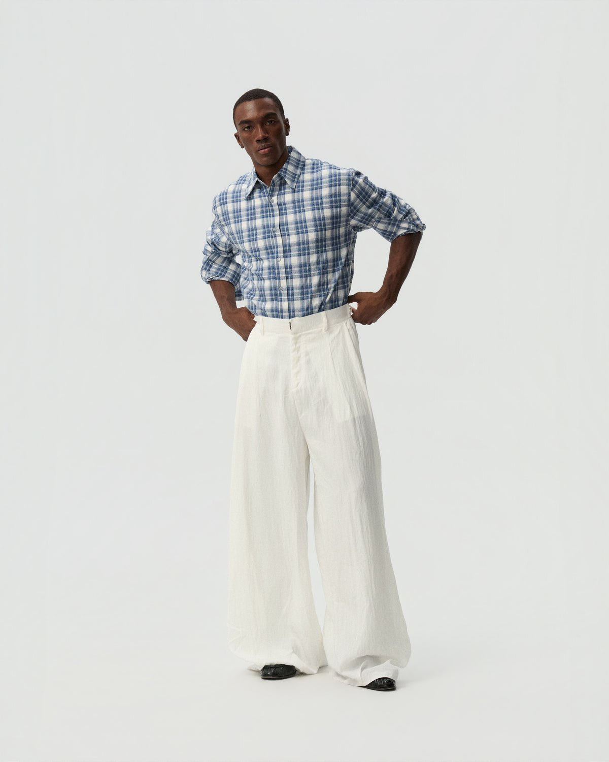 Checks Shirt — styling view