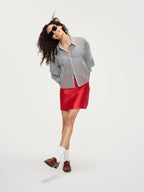 Mirrored Blouson Shirt - YHONE