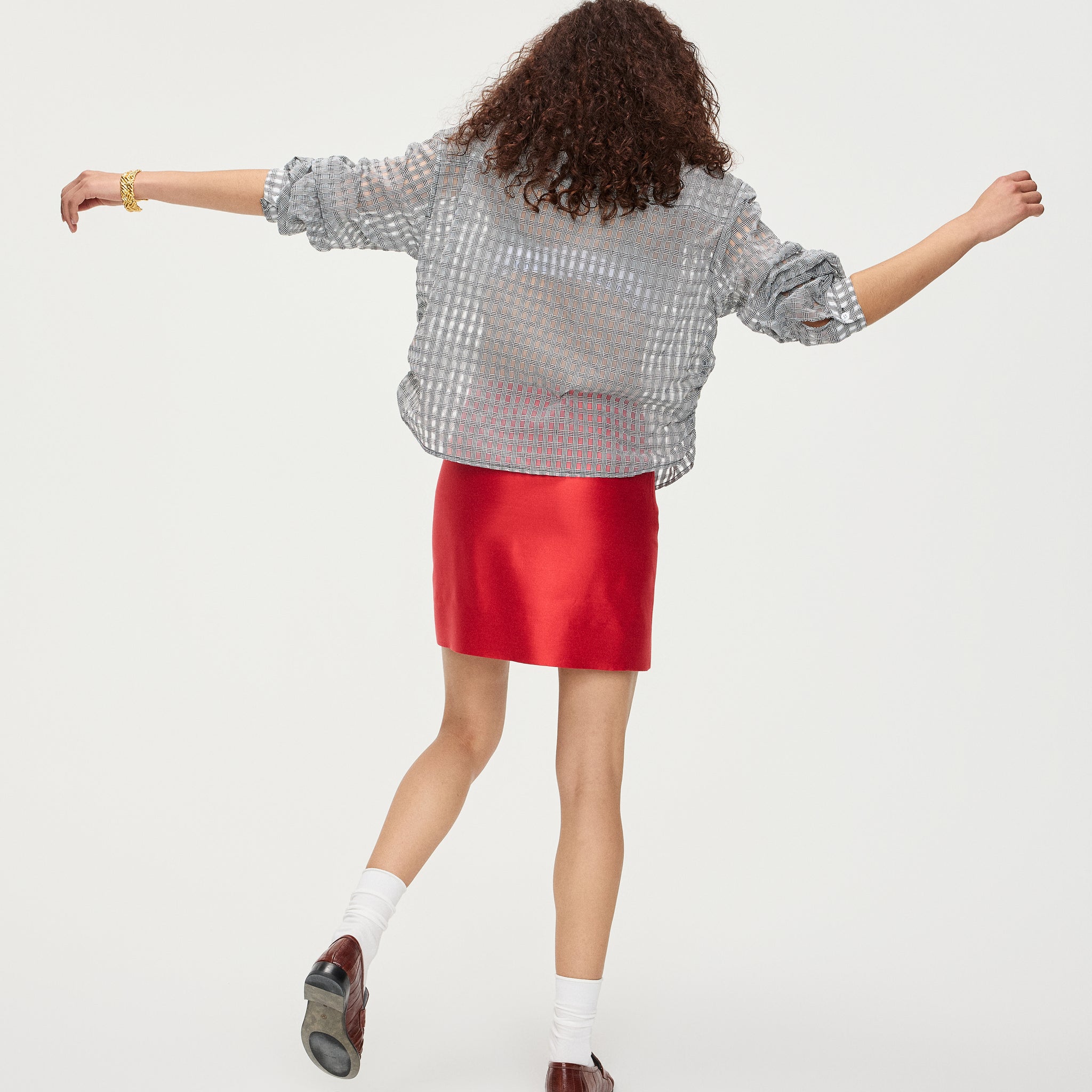 Mirrored Blouson Shirt