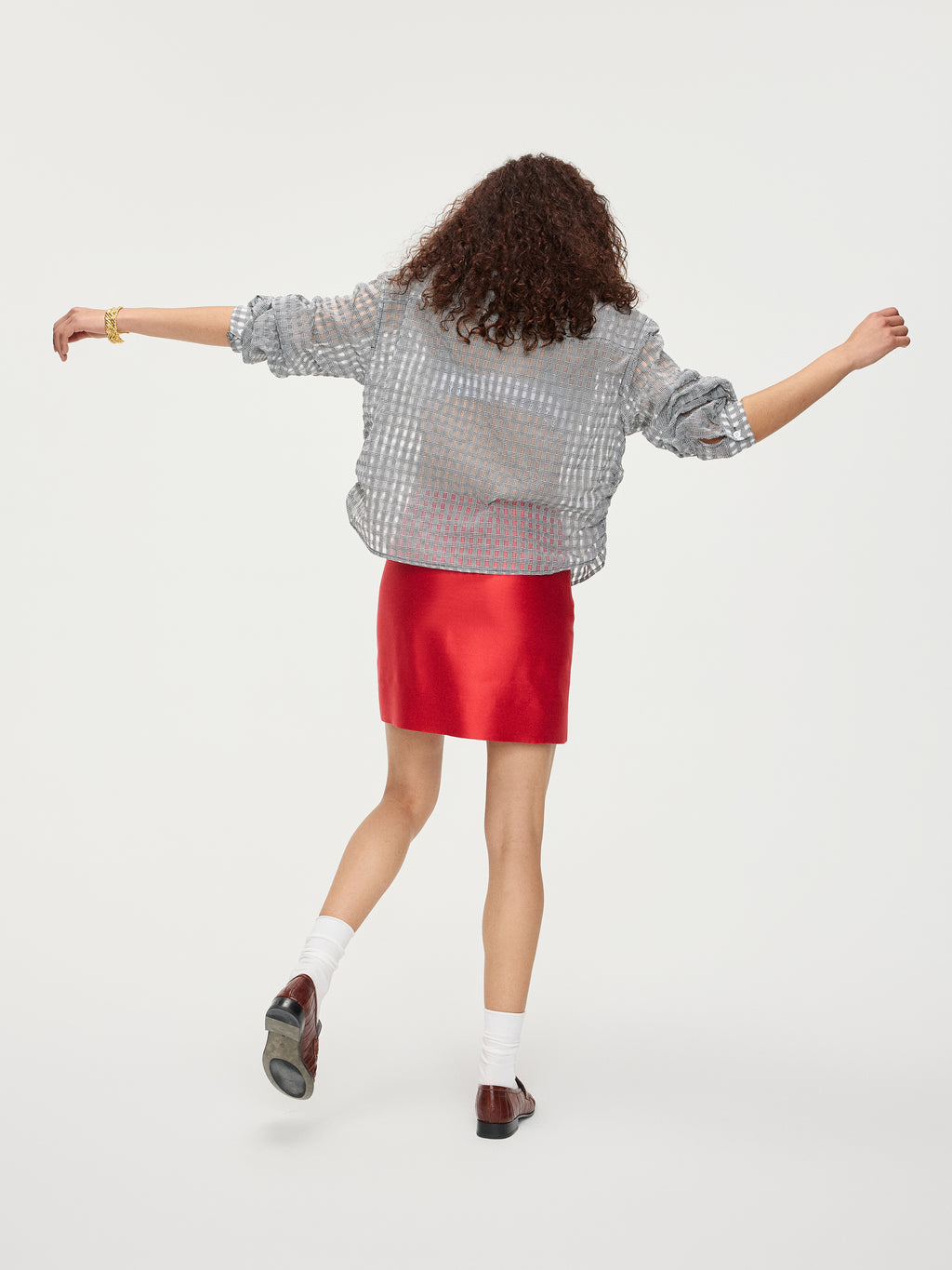 Mirrored Blouson Shirt - YHONE