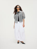 Mirrored Blouson Shirt - YHONE