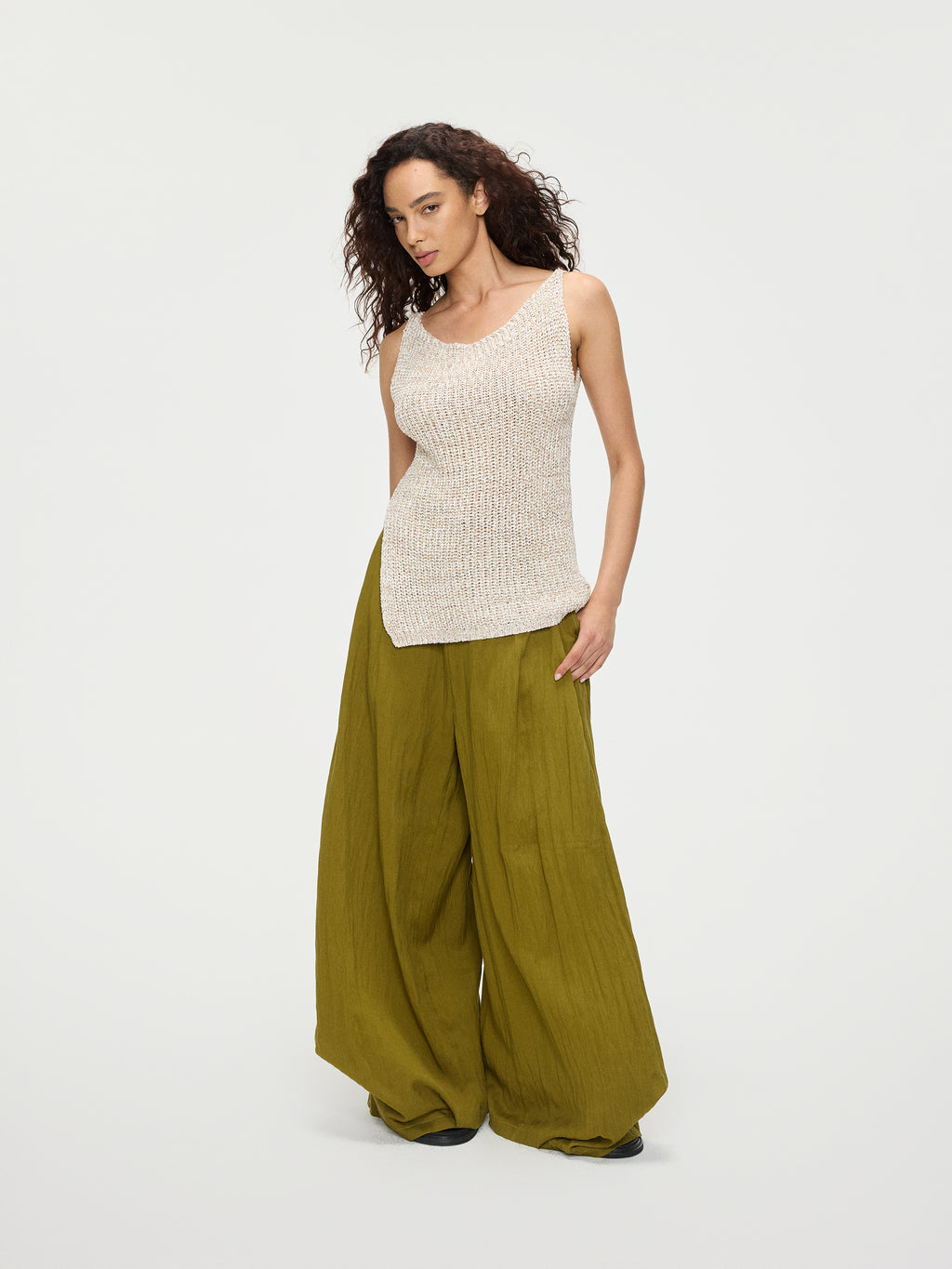 Neckline Sheer Top - YHONE