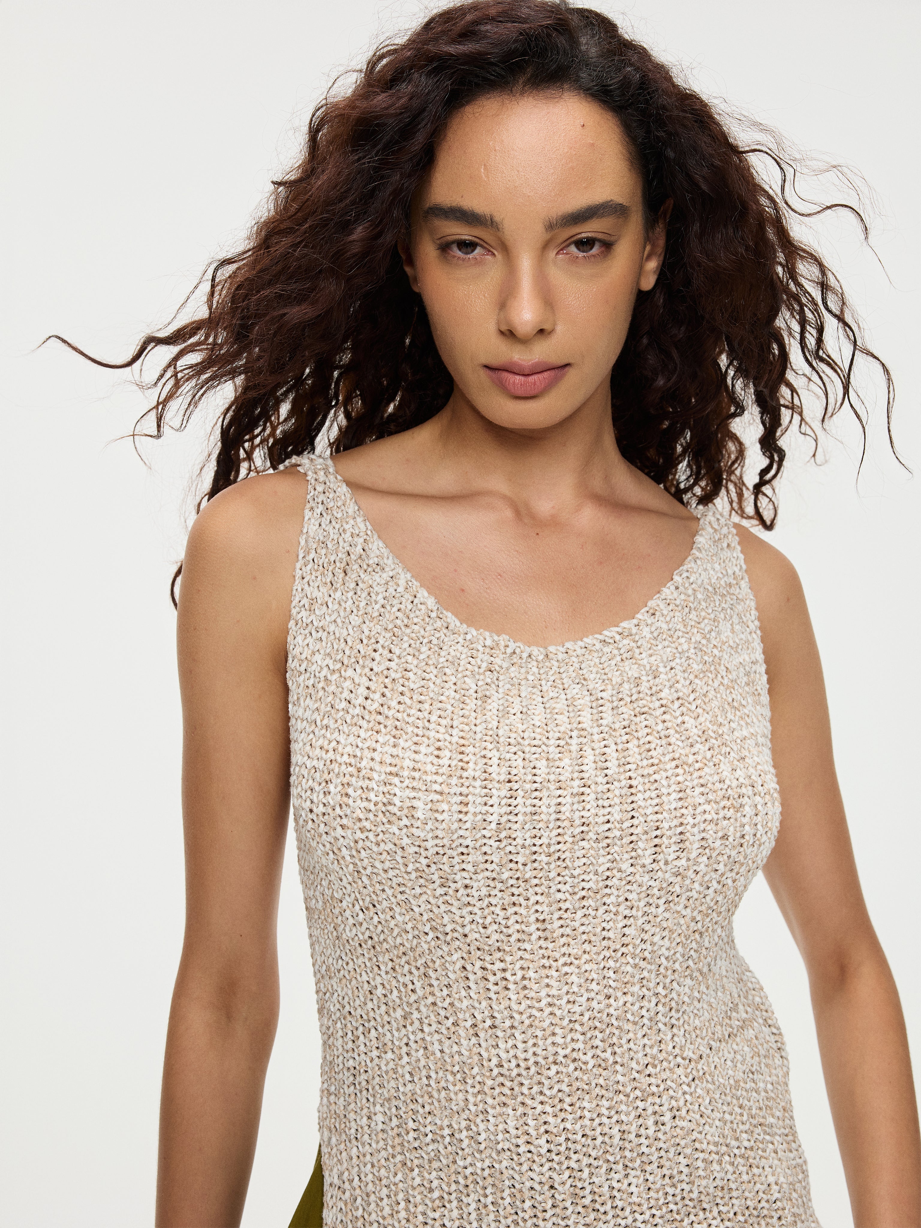 Neckline Sheer Top - YHONE