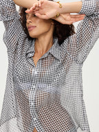 Mirror Plaid shirt - YHONE