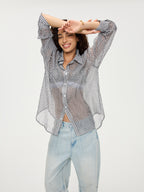 Mirror Plaid shirt - YHONE